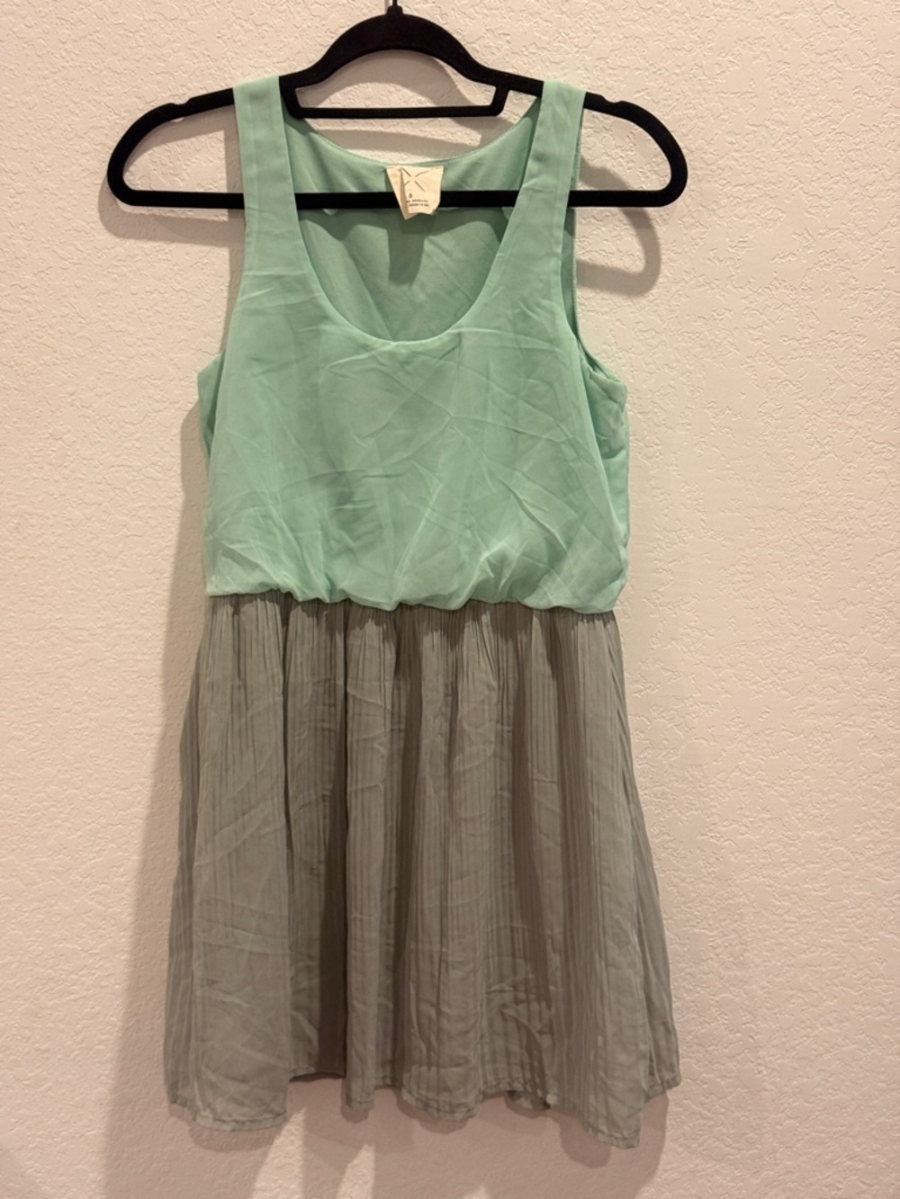 Pins & Needles Mint Chiffon Dress